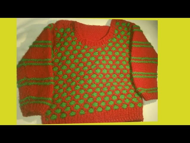 Sweater design pattern with two colours | sweater ki bunai in hindi | latest sweater design