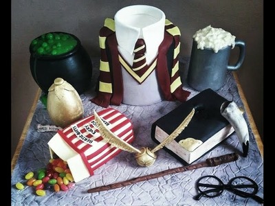 The ULTIMATE Harry Potter Cake Tutorial!