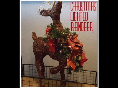 Tricia's Creations: Christmas Lighted Reindeer