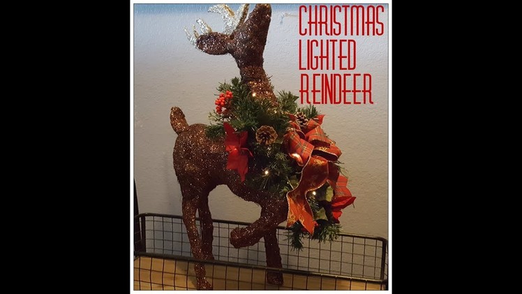 Tricia's Creations: Christmas Lighted Reindeer