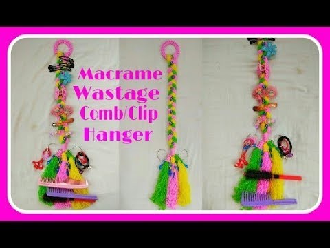 Wastage Macrame Choti Comb Hanger.