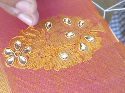 Wedding Blouse Embroidery Work #001