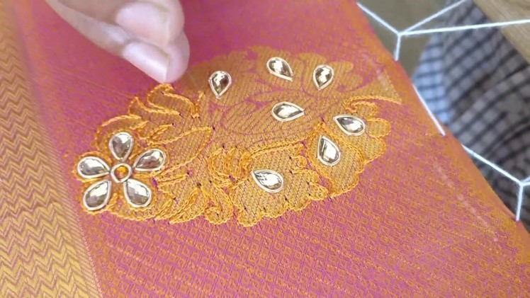 Wedding Blouse Embroidery Work #001