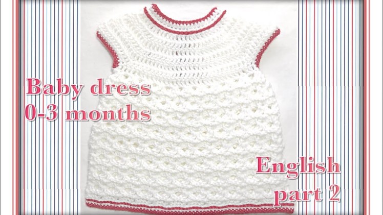 02 Newborn crochet Baby dress Video two #100