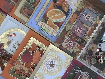 10 Cards - 1 Kit. Love from Lizi. Special Edition Thanksgiving Kit. Happy Harvest. C&CT