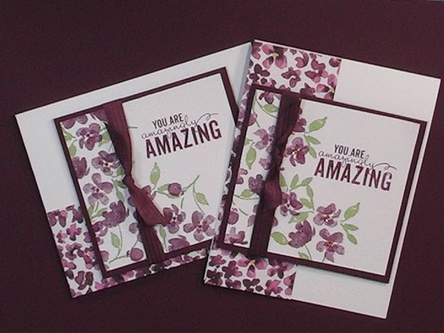 2015 Stampin'Up! Occasions Painted Petals Card