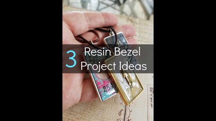 3 Resin Pendant Project Ideas with extra Bonus Project