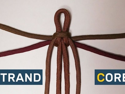 4 strand core for paracord bracelet WITHOUT BUCKLE
