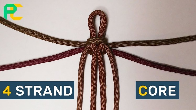 4 strand core for paracord bracelet WITHOUT BUCKLE