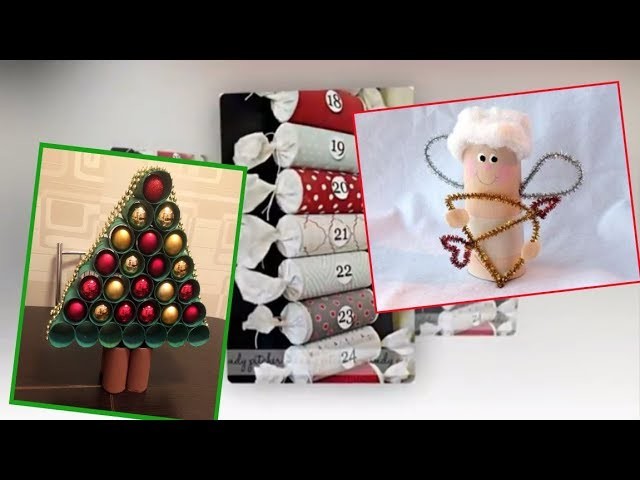 40 Christmas Decoration & Gift Ideas using Toilet Paper Rolls