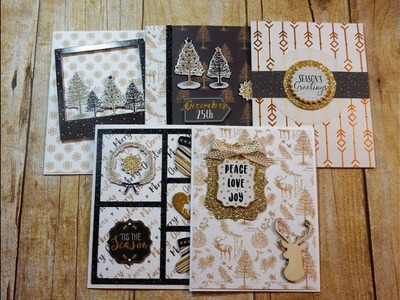 5 cards 1 Kit | Love from Lizi | Glistening Christmas Kit