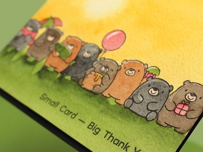 A card from all of us! with bitty bears