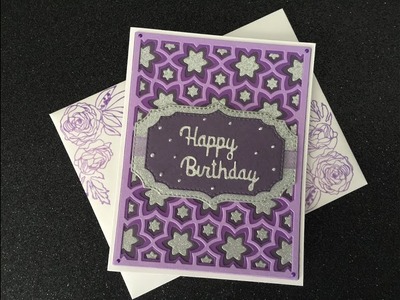 Birthday Card Using Layering Dies