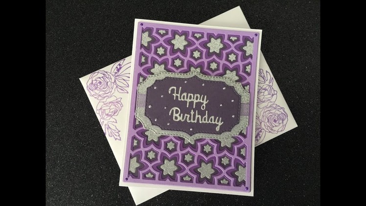Birthday Card Using Layering Dies