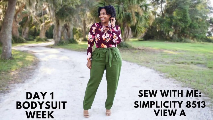 Bodysuit Week: Sew With Me: Simplicity 8513 View A