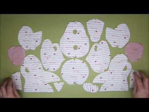 Button Jointed Memory Bear Making Project - part 1 - Cutting out - Alice's Bear Shop
