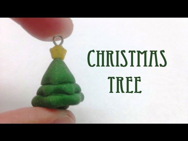 Christmas Tree Charm: Clay Tutorial