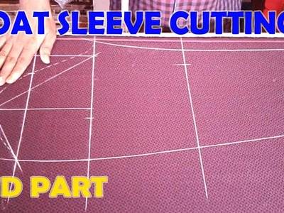 Coat Sleeve Cutting End Part | Coat Cutting | কোট এর  হাতা কাটিং | OBSESS Tailors