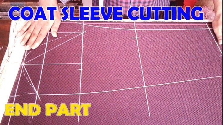 Coat Sleeve Cutting End Part | Coat Cutting | কোট এর  হাতা কাটিং | OBSESS Tailors