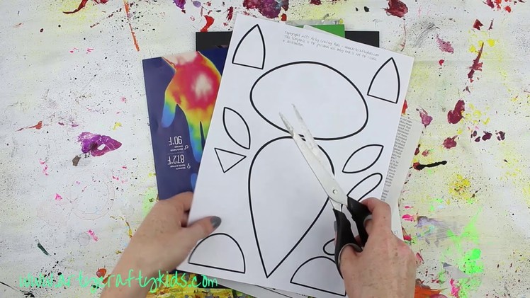 Cool Cat Newspaper Art Project for Kids