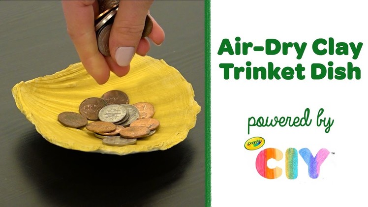 Crayola CIY: Create It Yourself - Air-Dry Clay Trinket Dish