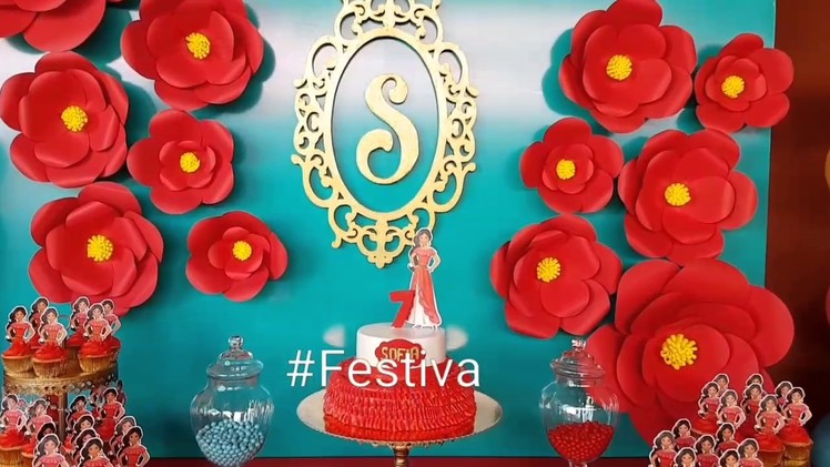 Decoracion Fiesta inspirada en Elena de Avalor - Elena of Avalor Party | Festiva