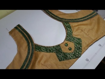 Designer Blouse Back Neck Design Cutting And Stitching In Hindi