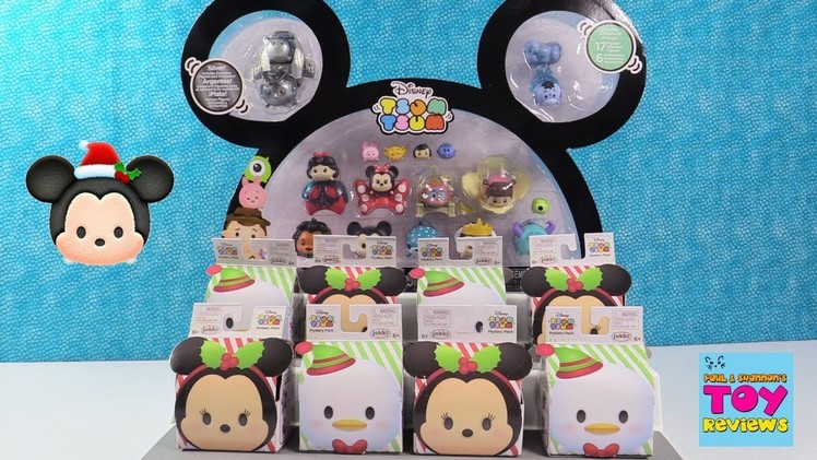 Disney Tsum Tsum Exclusive Figure Blind Box Christmas Toy Review | PSToyReviews