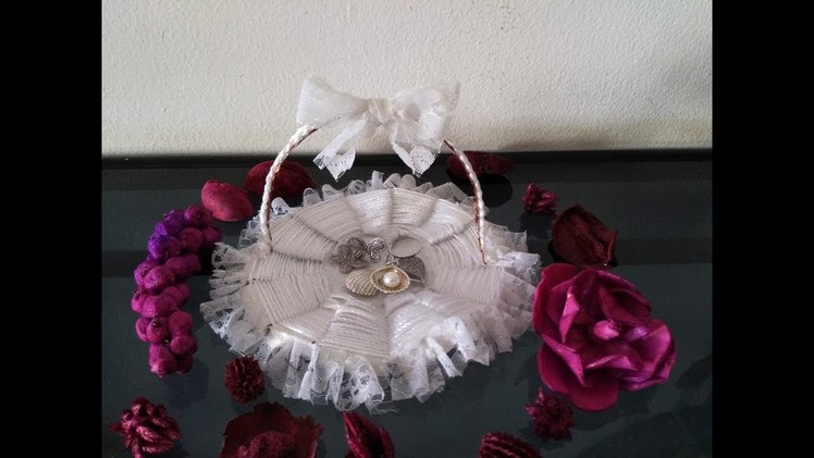 DIY Home Decor - How to Make a Beautiful Basket for Wedding Decoration + Tutorial !