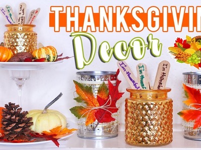 DIY Thanksgiving DECOR + Center Piece!