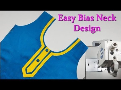 Easy Churidar neck design Stitching DIY tutorial for beginners,churidar neck malayalam stitching