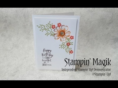 ???? Flower Shop Inverted Card - Stampin' Up! ????