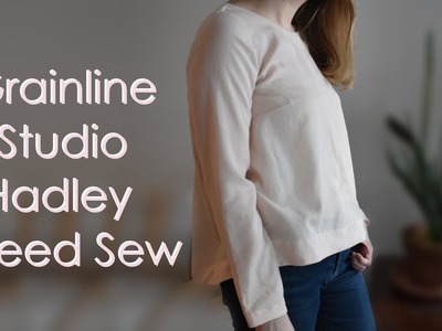 Grainline Studio Hadley View A in Tencel Twill | Speed Sew