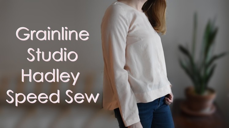 Grainline Studio Hadley View A in Tencel Twill | Speed Sew