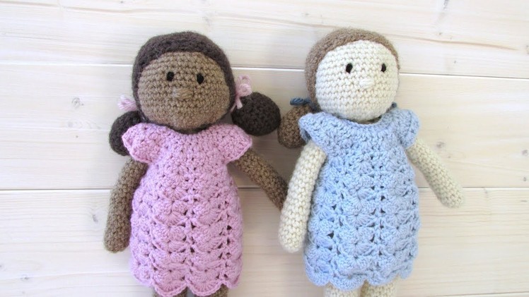 How to crochet an EASY doll. toy - amigurumi doll pattern