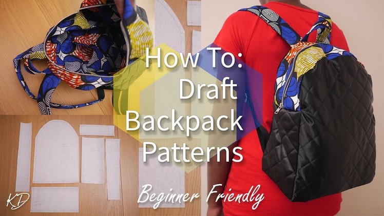 HOW TO: DRAFT BACKPACK PATTERNS + 1k GIVEAWAY | REQUEST WEDNESDAY #3
