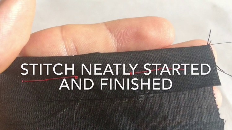 How to Hand Sew #1: Starting and Finishing a Stitch