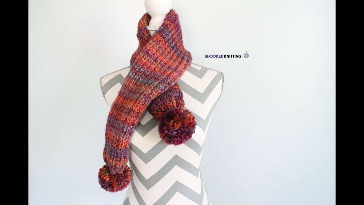 How to Knit a Scarf for Beginners - Easy Knit Scarf
