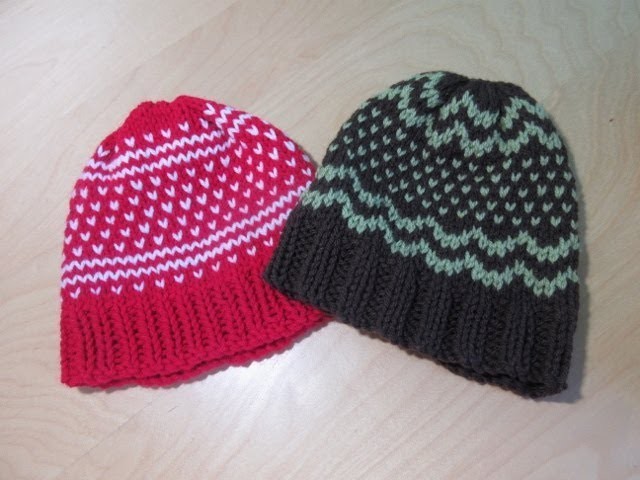 How to knit fair isle hat for baby's