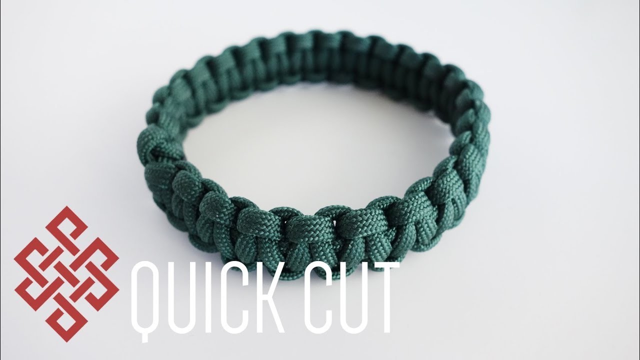 how-to-make-a-continuous-loop-cobra-paracord-bracelet-tutorial-quick-cut