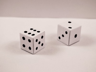 How to make a paper Dice?