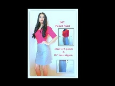 How to make a pencil skirt with a pattern