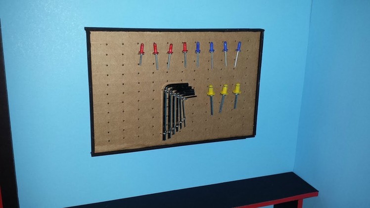 How to make Doll Tools and Pegboard