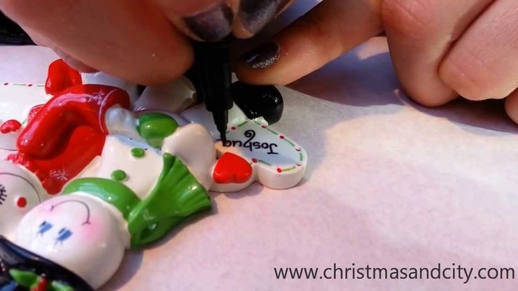 How To Make Personalized Christmas Ornaments