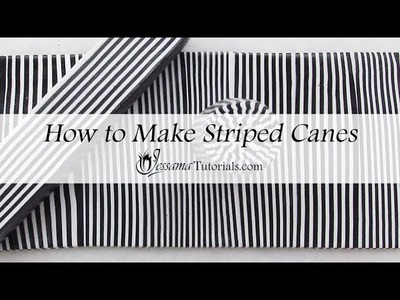 How to Make Striped Border Canes