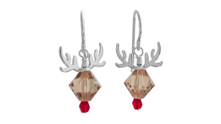 How to Make the Rudolph Earrings by Fusion Beads