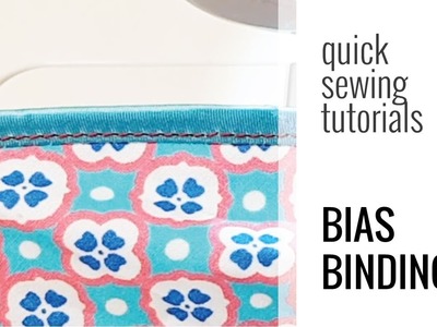 How to sew on Bias Tape.Bias Binding