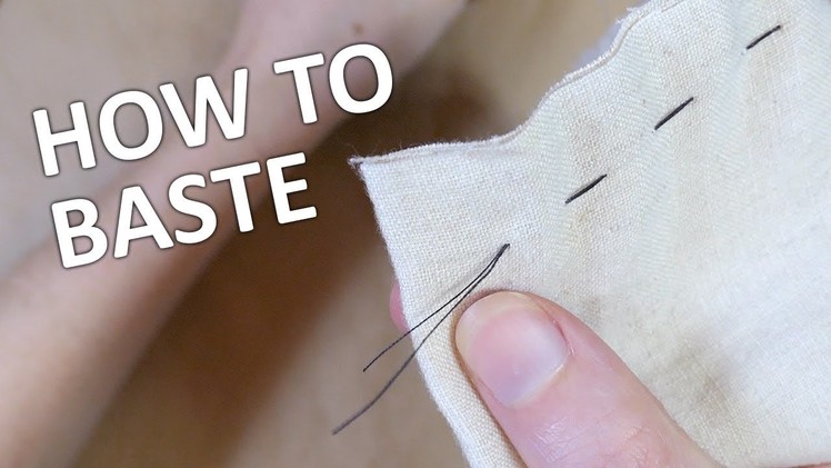 How to use a basting stitch  |  Impatient Tutorials