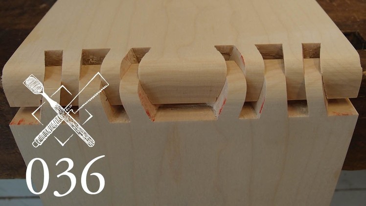 Joint Venture Ep. 36: Double sunrise dovetail "Kiku no gyaku kumi tsugi" (Japanese Joinery)