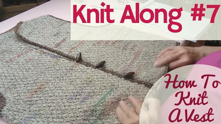 KAL 7: Vest - Knit Along - Holiday Knitting